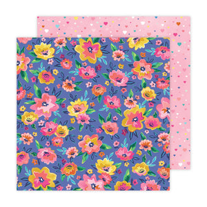 American Crafts Papers - Paige Evans - Blooming Wild - 2 - 2 Sheets