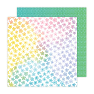 American Crafts Papers - Paige Evans - Blooming Wild - 12 - 2 Sheets