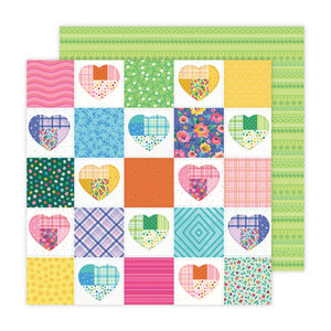 American Crafts Papers - Paige Evans - Blooming Wild - 15 - 2 Sheets