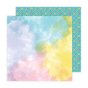 American Crafts Papers - Paige Evans - Blooming Wild - 18 - 2 Sheets