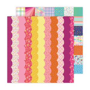 American Crafts Papers - Paige Evans - Blooming Wild - 21 - 2 Sheets