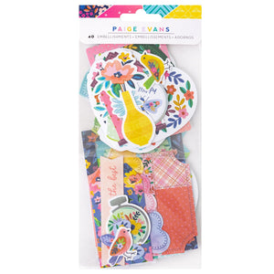American Crafts Ephemera - Paige Evans - Blooming Wild - Icons
