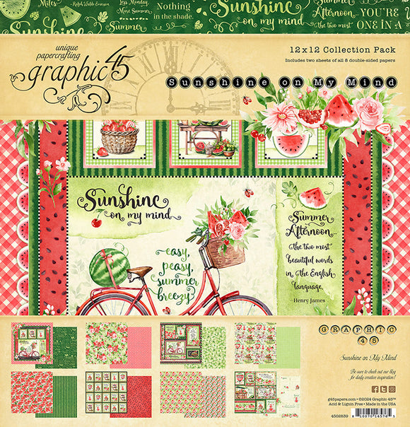 Graphic 45 Collection Kit - Sunshine On My Mind
