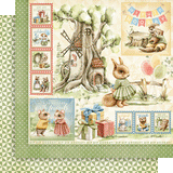 Graphic 45 Papers - Hip Hip Hooray - Hip Hip Hooray - 2 Sheets