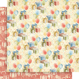 Graphic 45 Papers - Hip Hip Hooray - Celebrate With Me - 2 Sheets
