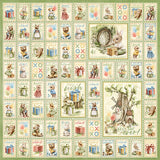 Graphic 45 Papers - Hip Hip Hooray - Lots of Love - 2 Sheets