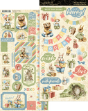 Graphic 45 Cardstock Stickers - Hip Hip Hooray