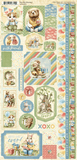 Graphic 45 Cardstock Stickers - Hip Hip Hooray