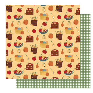 Photo Play Papers - Autumn Greetings - Fruit Baskets - 2 Sheets