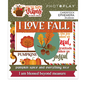 Photo Play Ephemera Die Cuts - Autumn Vibes