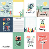 Echo Park Cut-Outs - Away We Go - 3x4 Journaling Cards