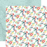 Echo Park Papers - Away We Go - Paradise Floral - 2 Sheets
