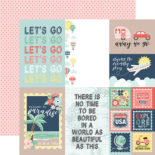 Echo Park Cut-Outs - Away We Go - Multi Journaling Cards