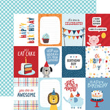Echo Park Cut-Outs - Birthday Boy - 3x4 Journaling Cards