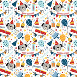 Echo Park Papers - Birthday Boy - Puppy Party - 2 Sheets