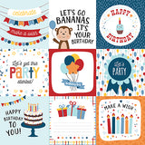 Echo Park Cut-Outs - Birthday Boy - 4x4 Journaling Cards
