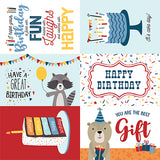 Echo Park Cut-Outs - Birthday Boy - 6x4 Journaling Cards