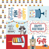 Echo Park Cut-Outs - Birthday Boy - 6x4 Journaling Cards
