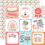 Echo Park Cut-Outs - Birthday Girl - 4x4 Journaling Cards