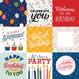 Echo Park Cut-Outs - Birthday Salutations - Journaling Cards