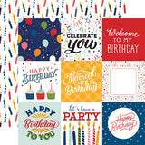 Echo Park Cut-Outs - Birthday Salutations - Journaling Cards