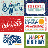 Echo Park Cut-Outs - Birthday Salutations - 6x4 Horizontal Journaling Cards