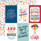 Echo Park Cut-Outs - Birthday Salutations - 4x6 Vertical Journaling Cards
