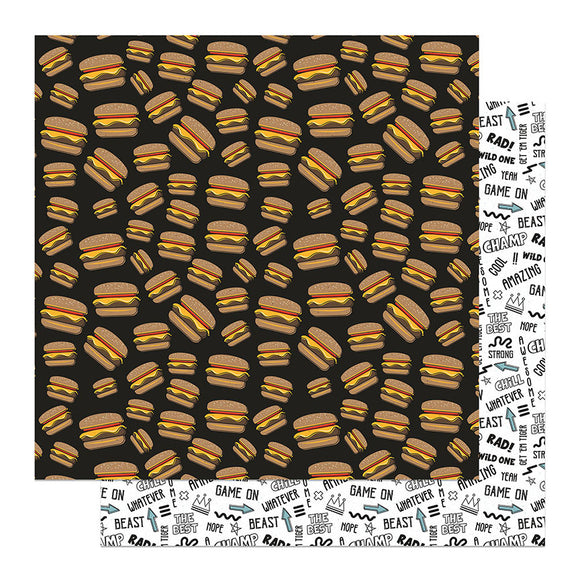 Photo Play Papers - Bro's Amazing - Burger Barn - 2 Sheets