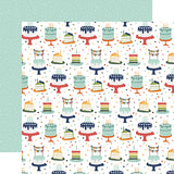Echo Park Papers - A Birthday Wish - Boy - Birthday Boy Cake - 2 Sheets
