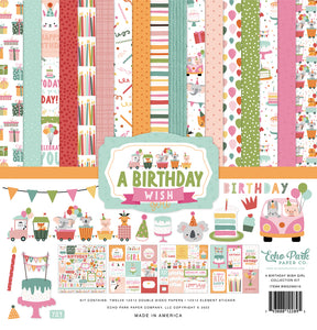 Echo Park Collection Kit - A Birthday Wish - Girl