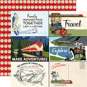 Carta Bella Cut-Outs - All Aboard - 4x6 Journaling Cards