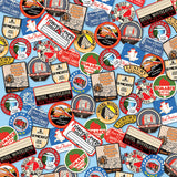 Carta Bella Papers - All Aboard - Destination Stickers - 2 Sheets