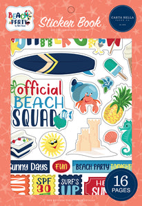Carta Bella Sticker Book - Beach Party