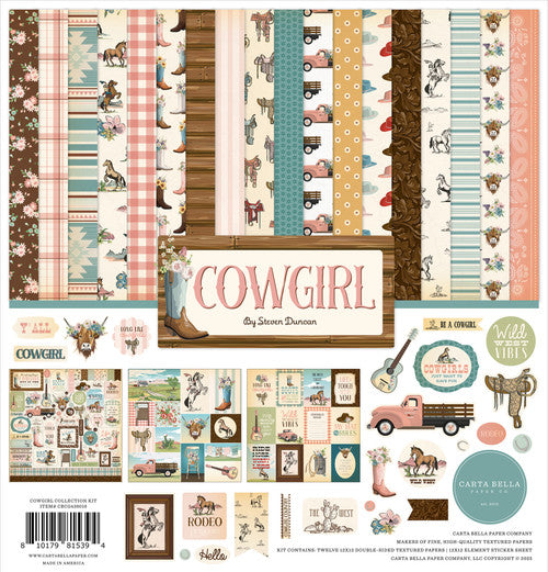 Carta Bella Collection Kit - Cowgirl