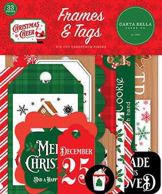 Carta Bella Frames & Tags Die-Cuts - Christmas Cheer