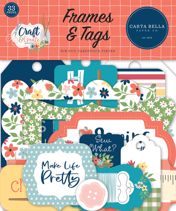 Carta Bella Frames & Tags Die-Cuts - Craft & Create