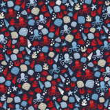 Carta Bella Papers - Deep Blue Sea - Sea Creatures - 2 Sheets