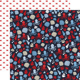 Carta Bella Papers - Deep Blue Sea - Sea Creatures - 2 Sheets