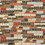 Carta Bella Papers - Deep Blue Sea - Ahoy Mates - 2 Sheets