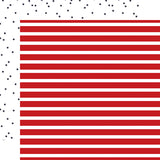 Carta Bella Papers - Deep Blue Sea - Sailor Stripe - 2 Sheets