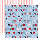 Carta Bella Papers - Deep Blue Sea - Seas the Day - 2 Sheets