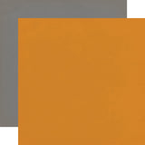 Carta Bella Papers - Dinosaurs - Orange/Grey - 2 Sheets