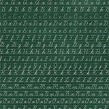 Carta Bella Papers - School Days - Chalkboard Cursive - 2 Sheets