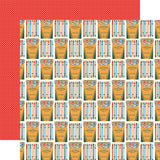 Carta Bella Papers - School Days - Colorful Crayons - 2 Sheets
