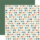 Carta Bella Papers - School Days - Alphabet - 2 Sheets