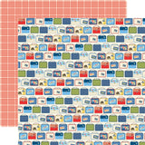 Carta Bella Papers - School Days - Lunch Boxes - 2 Sheets