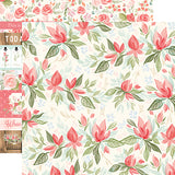 Carta Bella Papers - Farmhouse Market - Timeless Floral - 2 Sheets