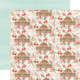 Carta Bella Papers - Farmhouse Market - Barn Floral - 2 Sheets