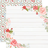 Carta Bella Papers - Farmhouse Market - Floral Corners - 2 Sheets