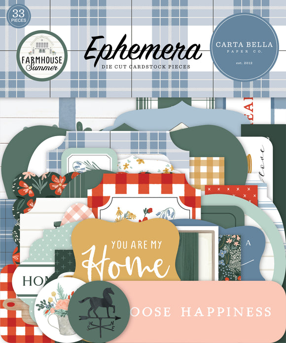 Carta Bella Ephemera - Farmhouse Summer